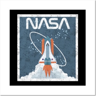 NASA retro shuttle Posters and Art